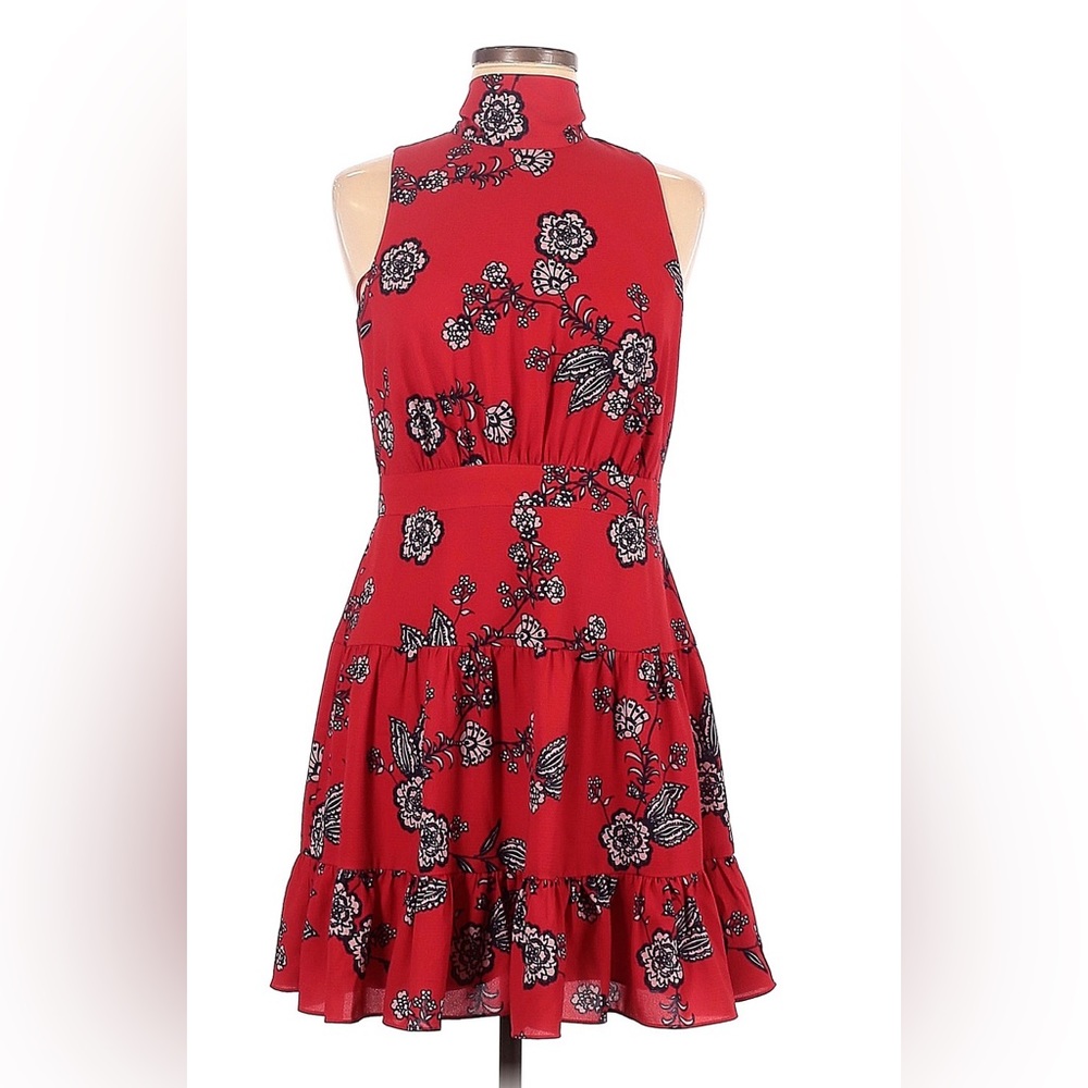 Eliza J - Red Floral Dress / size 12 - NEW WITHOUT TAGS